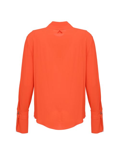 Camicia morbida in crepe di viscosa Deep Orange Patrizia Pepe | 8C0872 A8I1R877